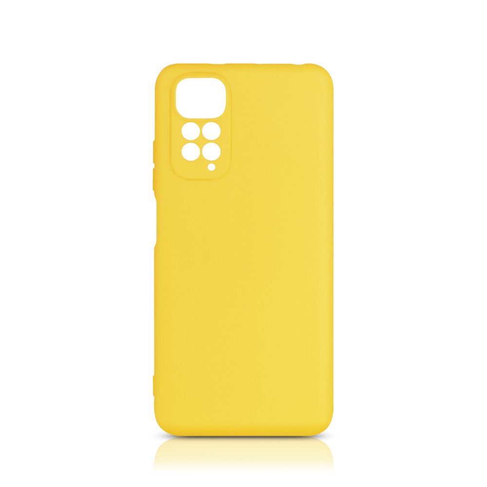 Силиконовый чехол для Xiaomi Redmi Note 11/11s DF xiCase-61 (yellow)