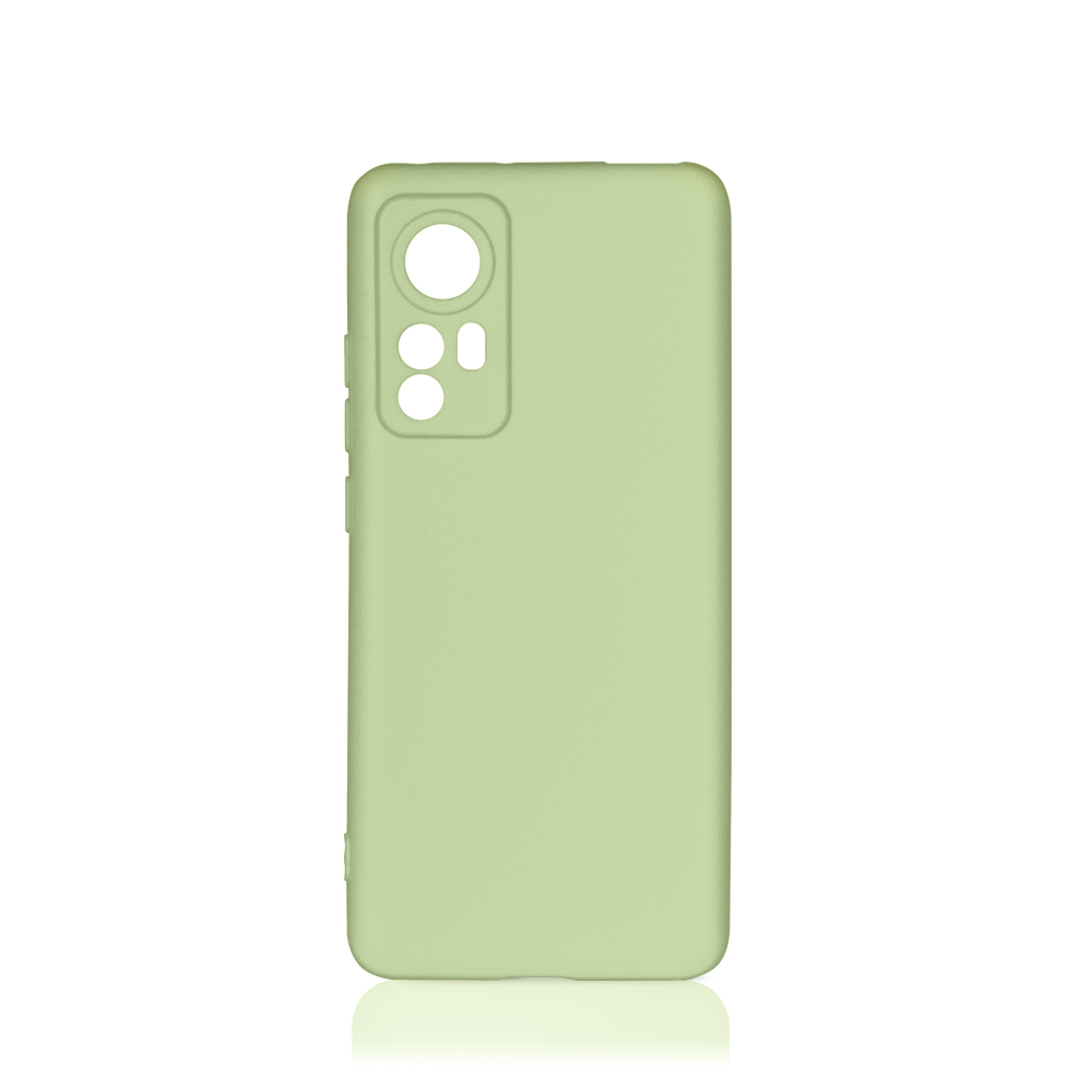 Силиконовый чехол для Xiaomi 12/12X DF xiCase-63 (light green)