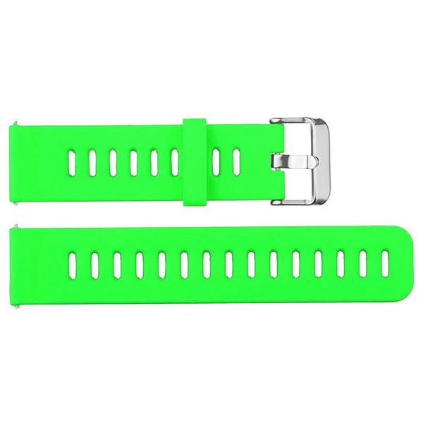 Сменный силиконовый браслет 20мм (Зеленый)