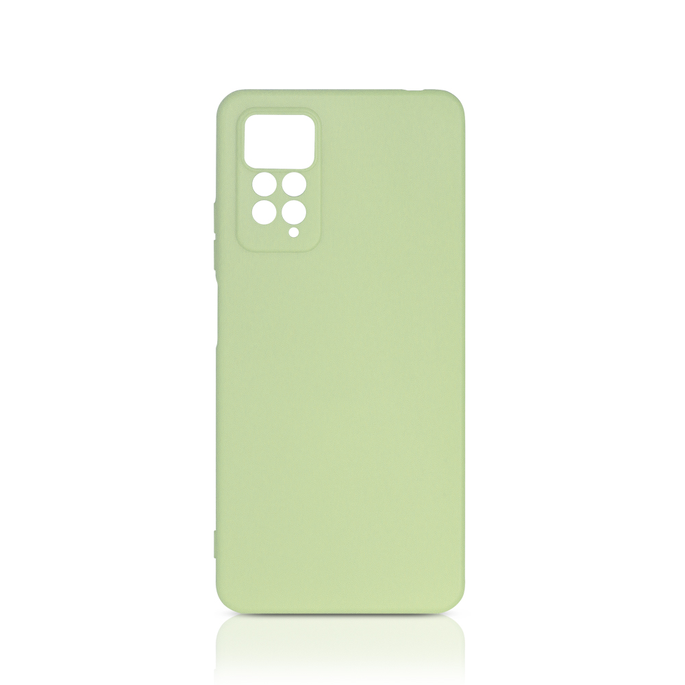 Силиконовый чехол для Xiaomi Redmi Note 11 Pro/ 11 Pro 5G DF xiCase-62 (light green)