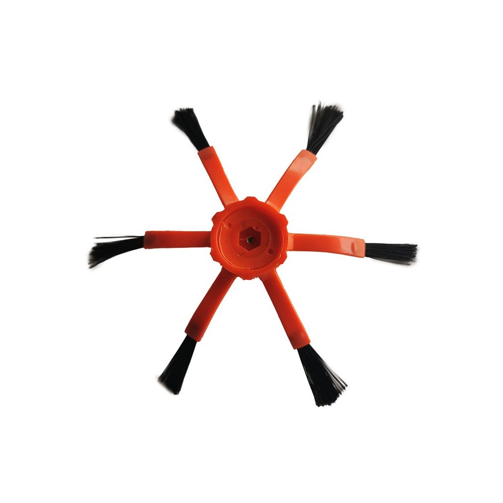 Боковая щетка шестизубочная для Xiaomi Mi Robot Vacuum Cleaner Red