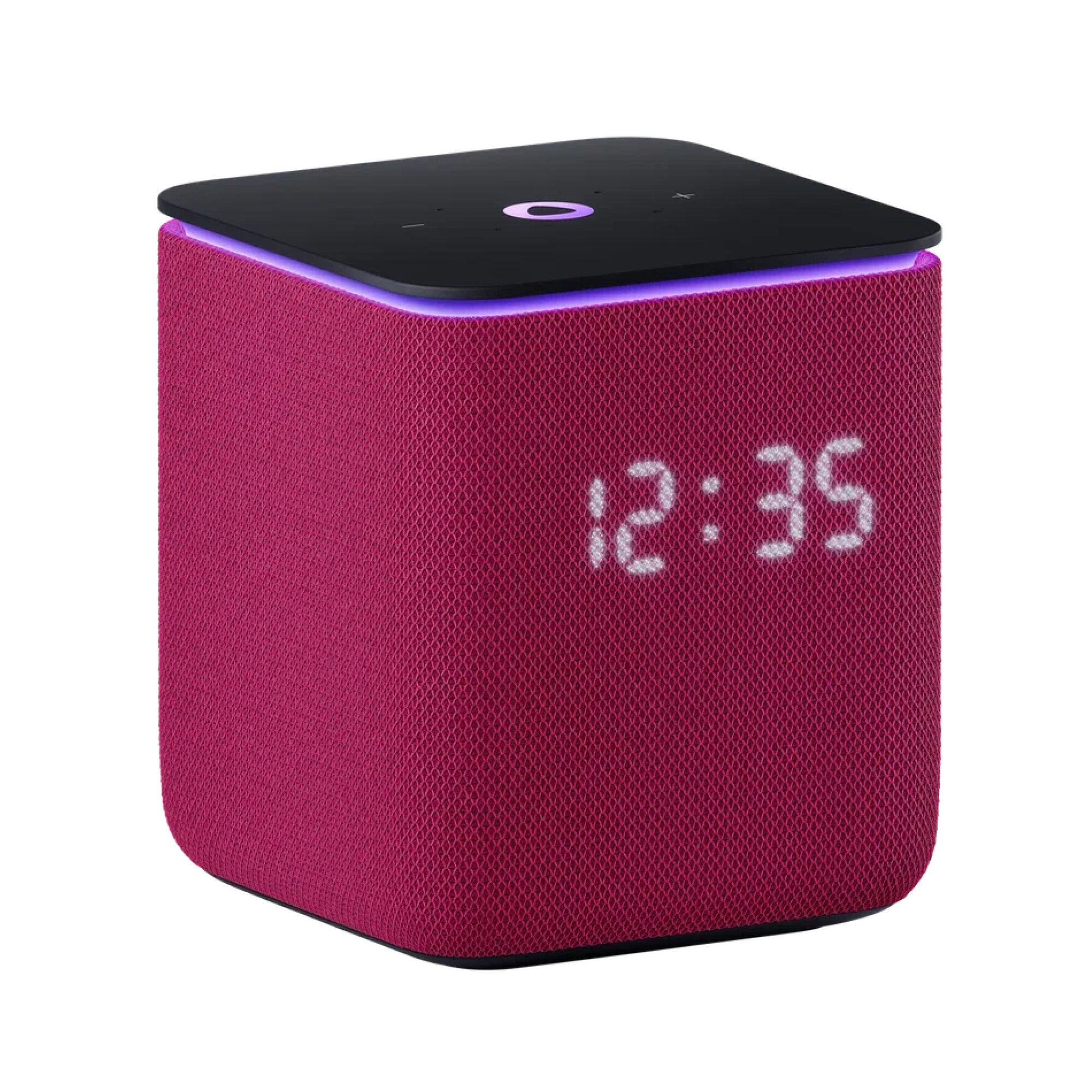 Умная колонка Яндекс Станция Миди с Алисой с Zigbee, Малиновый