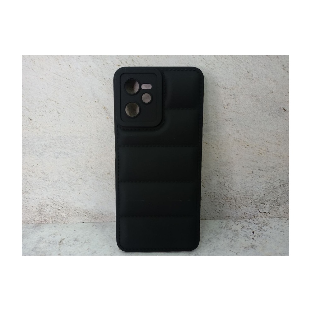 Силиконовый чехол (дутый) для Realme C35 DF rmJacket-03 (black)