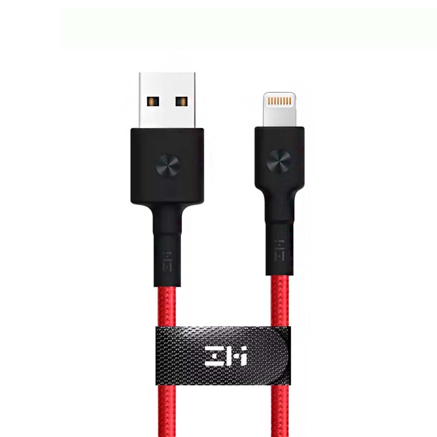 Кабель USB/Lightning ZMI MFi 30 см AL823 Красный