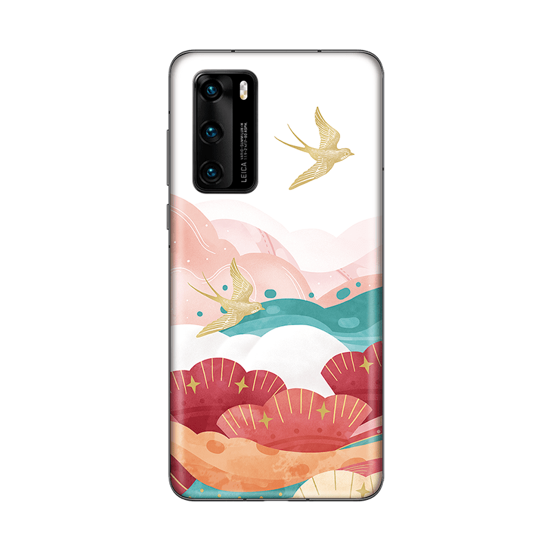 Защитная гидрогелевая плёнка (Розовые горы, ласточка)